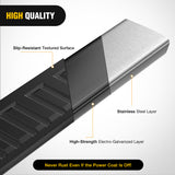 Nilight Running Boards for Ford F-150 2004-2014 Extended Super Cab 6 Inch Side Step Nerf Bars Stainless Steel Black, view 3