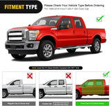 Nilight Running Boards for 1999 2000 2001 2002 2003 2004 2005 2006 2007 2008 2009 2010 2011 2012 2013 2014 2015 2016 Ford F-250 F-350 Crew Cab 4 Full Size Doors 6 Inch Bolt-on Step Nerf Bars Silver, view 4
