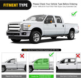 Nilight Running Boards for 1999-2016 Ford F250 F350 Super Duty/Extended Cab 2 Full-Size Door & 2 Half-Size Door 6 Inch Side Step Nerf Bars Stainless Steel Black, view 4