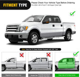 Nilight Running Boards for 2004 2005 2006 2007 2008 2009 2010 2011 2012 2013 2014 Ford F-150 Crew Cab 4 Full Size Doors 6 Inch Stainless Steel Bolt-on Side Step Nerf Bars Silver, view 3
