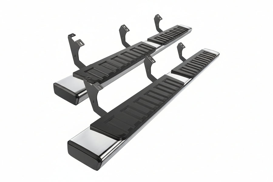 Nilight Running Boards for 2005-2023 Toyota Tacoma Double Cab 4 Full Size Doors 6 Inch Stainless Steel Bolt-on Side Step Nerf Bars