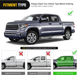 Nilight Running Boards for 2007 2008 2009 2010 2011 2012 2013 2014 2015 2016 2017 2018 2019 2020 2021 Toyota Tundra Crewmax Cab 4 Full Size Doors 6 Inch Stainless Steel Bolt-on Side Step Nerf Bars, view 3