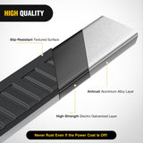 Nilight Running Boards for 2007 2008 2009 2010 2011 2012 2013 2014 2015 2016 2017 2018 2019 2020 2021 Toyota Tundra Double Cab 2 Full-Size Door & 2 Half-Size Door 6 Inch Side Step Nerf Bars Stainless Steel, view 4