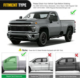 Nilight Running Boards for 2007-2018 Chevrolet Silverado GMC Sierra 1500HD 2007-2019 Chevy Silverado GMC Sierra 2500HD 3500HD Regular Standard Single Cab 6 Inch Side Step Nerf Bars Stainless Steel, view 3