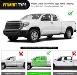 Nilight Running Boards for 2007-2021 Toyota Tundra Double Cab 2 Full-Size Door & 2 Half-Size Door 6 Inch Side Step Nerf Bars Stainless Steel Black, view 3