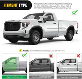 Nilight Running Boards for 2019-2026 Chevy Silverado GMC Sierra 1500, 2500, 3500 Regular Standard Single Cab 6 Inch Side Step Nerf Bars Black, view 3