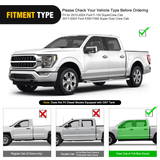 Nilight Running Boards for 2015 2016 2017 2018 2019 2020 2021 2022 2023 2024 2025 Ford F-150 SuperCrew Cab 2017 2018 2019 2020 2021 2022 2023 2024 2025 Ford F250 F350 Super Duty Crew Cab 6 Inch Stainless Steel Bolt-on Side Step Nerf Bars, view 2