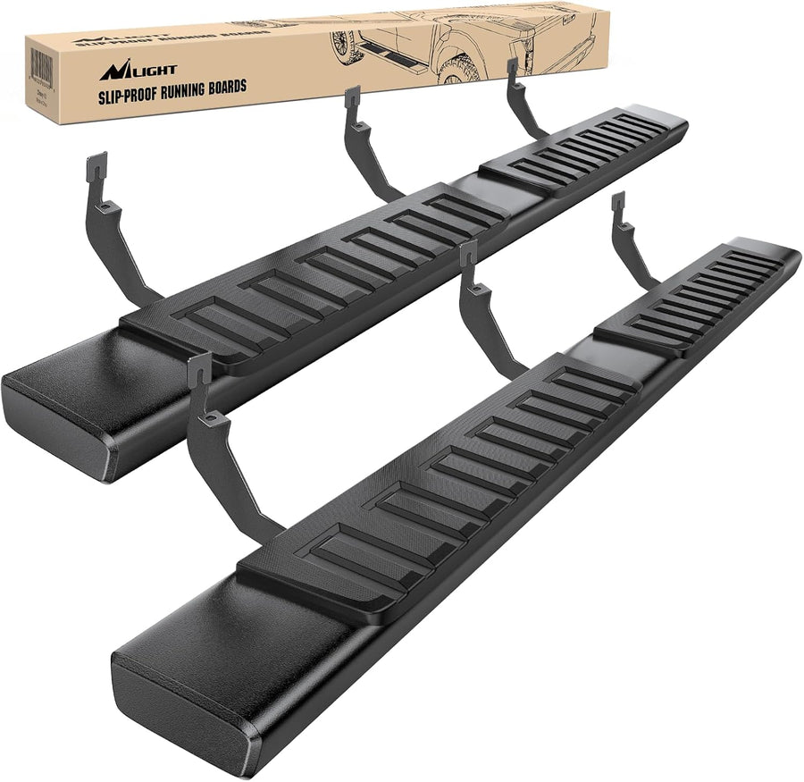 Nilight Running Boards for 2015-2025 Chevrolet Colorado/GMC Canyon Crew Cab 6 Inch Side Step Nerf Bars Black