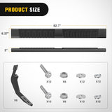 Nilight Running Boards for 2015-2025 Chevrolet Colorado/GMC Canyon Crew Cab 6 Inch Side Step Nerf Bars Black, view 2