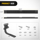 Nilight Running Boards for 2019 2020 2021 2022 2023 2024 2025 2026 Dodge Ram 1500 New Body Style Crew Cab 4 Full Size Doors 6 Inch Side Step Nerf Bars Black, view 2