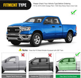 Nilight Running Boards for 2019 2020 2021 2022 2023 2024 2025 2026 Dodge Ram 1500 New Body Style Crew Cab 4 Full Size Doors 6 Inch Side Step Nerf Bars Black, view 3