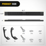 Nilight Running Boards for 2022 2023 2024 2025 2026 Toyota Tundra Crewmax Cab 4 Full Size Doors 6 Inch Side Step Nerf Bars Black, view 2