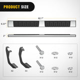 Nilight Running Boards for 2022 2023 2024 2025 Toyota Tundra Crew Max Cab 4 Full Size Doors 6 Inch Stainless Steel Bolt-on Side Step Nerf Bars, view 2