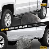 Nilight Running Boards for Toyota Tacoma 2005-2023 Double Cab | for 2 Full-Size Door & 2 Half-Size Door 6 Inch Side Step Nerf Bars Stainless Steel Black, view 6