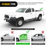 Nilight Running Boards for Toyota Tacoma 2005-2023 Double Cab | for 2 Full-Size Door & 2 Half-Size Door 6 Inch Side Step Nerf Bars Stainless Steel, view 5