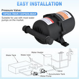 Nilight RV Accumulator Tank, 0.75L Max 125PSI Pre-Pressurized Water Accumulator Tank Control Inner Bladder with 1/2 MNPT Port Fitting Use with RV Water Pump Tank System for RV Boat Travel Trailer Home, view 6