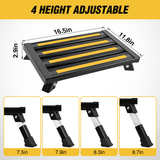 Nilight RV Black Folding Aluminum 4 Levels Adjustable Height Portable Platform Step, view 2
