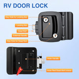 Nilight RV Door Lock Replacement with Paddle Deadbolt 100% Zinc Alloy Entry Locks Handle Latch 4 Keys Heavy Duty Enclosed Camping Locking Kit Fits RVs Campers Travel Trailers Horse Cargo Haulers, view 2