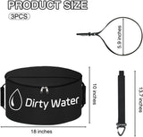 Nilight RV Hose Storage Bag 3 Pack Waterproof RV Sewer Hose Organizer Bags with Dual Zipper Closure, Handle & Straps RV Storage and Organization for Sewer, Fresh Water Hoses Camper Tools Accessories, view 2