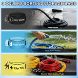 Nilight RV Hose Storage Bag 3 Pack Waterproof RV Sewer Hose Organizer Bags with Dual Zipper Closure, Handle & Straps RV Storage and Organization for Sewer, Fresh Water Hoses Camper Tools Accessories, view 3