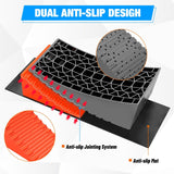 Nilight RV Leveler - 2 Pack Camper Leveling Blocks Ramp Support Dual Axles, Up to 35,000lbs, Fast RV Accessories Leveling System for Travel Trailer, Motorhome - Orange, view 5