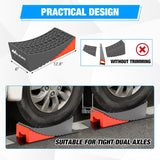 Nilight RV Leveler - 2 Pack Camper Leveling Blocks Ramp Support Dual Axles, Up to 35,000lbs, Fast RV Accessories Leveling System for Travel Trailer, Motorhome - Orange, view 6