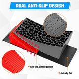 Nilight RV Leveler - 2 Pack Camper Leveling Blocks Ramp Support Dual Axles, Up to 35,000lbs, Fast RV Accessories Leveling System for Travel Trailer, Motorhome - Red, view 5