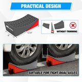 Nilight RV Leveler - 2 Pack Camper Leveling Blocks Ramp Support Dual Axles, Up to 35,000lbs, Fast RV Accessories Leveling System for Travel Trailer, Motorhome - Red, view 6
