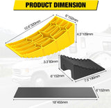 Nilight RV Levelers 2 Pack, Curved Camper Leveler with Chocks, Up to 35,000lbs | 1/2 Inch–4 Inch Leveling, Campers / Trailers / Motorhomes, Portable, Helping make RV leveling faster and easier, view 2