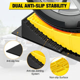 Nilight RV Levelers 2 Pack, Curved Camper Leveler with Chocks, Up to 35,000lbs | 1/2 Inch–4 Inch Leveling, Campers / Trailers / Motorhomes, Portable, Helping make RV leveling faster and easier, view 4
