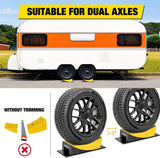 Nilight RV Levelers 2 Pack, Curved Camper Leveler with Chocks, Up to 35,000lbs | 1/2 Inch–4 Inch Leveling, Campers / Trailers / Motorhomes, Portable, Helping make RV leveling faster and easier, view 6