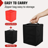Nilight RV Leveling Blocks 10 Pack Interlocking Design Stabilizer Block Customizable Height with Carrying Bag for Rv Camper Travel Trailer, view 5