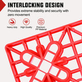Nilight RV Leveling Blocks 10 Pack Interlocking Design Stabilizer Block Customizable Height with Carrying Bag for Rv Camper Travel Trailer, view 6
