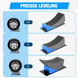 Nilight RV Leveling Ramp, Curved Camper Leveler up to 6 Inch Lift, Raised Tire Change Ramp, Tandem Wheel Aid for Dual Axle Trailers, 1 Pack, view 4