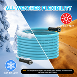 Nilight RV Water Hose 25FT Garden Drinking Hoses with Storage Bag Leakproof Anti-Kink 5/8 Inch Inner Diameter Flexible Lightweight Freshwater Hose for RVs Campers Travel Trailer Boat Car Wash Accessories, view 3