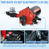 Nilight RV Water Pump 12v Camper Water Pump 7.0 GPM 70 PSI with Pressure Switch Strainer Heavy Duty Diaphragm Pump 12 Volt DC Upgrade Self-Priming Low Noice for RV Marine Yacht Caravan Camper Trailer, view 6