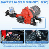 Nilight RV Water Pump, 12v Water Pump 3.5 GPM 45 PSI with Pressure Switch and Strainer Heavy Duty Diaphragm Pump 12 Volt DC Upgrade Self-Priming Low Noice for RV Marine Yacht Caravan Camper Trailer, view 6