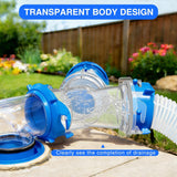 Nilight RV Wye Sewer Hose Fittings Y Connector Clear Leak-Proof Connection with Built in Gasket Odor-Tight Seal Twist Bayonet Design RV Y Sewer Hose Splitter 2 Way Adapter for Campers Travel Trailers, view 6