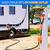 Nilight RV Y Splitter Adapter Cord 30 Amp to 50 Amp TT-30P Male Plug to 14-50R Female Receptacle Heavy Duty Electrical STW Wire Waterproof Cord for RV Camper Van Trailer, view 5