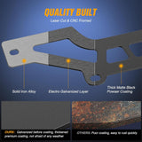 Nilight Shock Tower 10-14 Inch Light Bar UTV Front Side Hood Lights Mounting Brackets Compatible with Can-Am Maverick X3 and Max X RS Turbo R 2017 2018 2019 2020 2021 2022 2023 2024, view 3