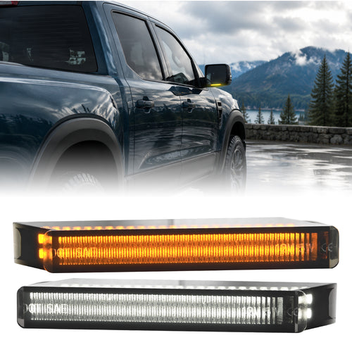 Nilight Side Mirror Marker Light for 1997-2007 Ford Expedition 2004 2005 2006 2007 2008 2009 2010 2011 2012 2013 2014 Ford F150 2010 2011 2012 2013 2014 Ford Raptor 2006-2008 Lincoln Mark LT