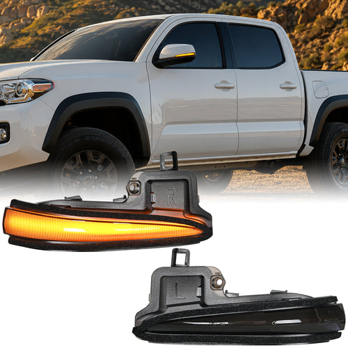 Nilight Side Mirror Marker Light for 2016 2017 2018 2019 2020 2021 2022 2023 Toyota Tacoma2019 2020 2021 2022 2023 RAV4 XA50 2020-2023Highlander XU70