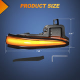 Nilight Side Mirror Marker Light for 2016 2017 2018 2019 2020 2021 2022 2023 Toyota Tacoma2019 2020 2021 2022 2023 RAV4 XA50 2020-2023Highlander XU70, view 2