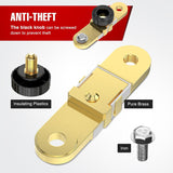 Nilight Side Post Battery Switch Heavy Duty 12DVC 125A Negative Kill Power Master Cut Off Isolator with Knob Quick Disconnect for Car Auto Truck Boat RV ATV, view 4