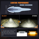 Nilight Side Shooter LED Light Pods with Amber DRL 6.5 Inch 2089LM Spot Flood Combo Offroad Driving Auxiliary Lights w/ 16AWG Wiring Kit for Truck ATV UTV Jeep, view 4