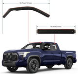 Nilight Side Window Deflectors for Toyota Tundra 2022 2023 2024 2025 2026 Double Cab Window Visors Rain Guards, Vent Shade for Fresh Air, Rain & Snow Protection, Wind Noise Reduction-4PCS, view 6