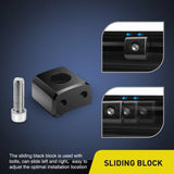 Nilight Universal Slide Mount Base Brackets (Pair), view 5