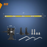 Nilight Slim LED Light Bar 40 Inch 104LED Single Row Spot Flood Combo Fog Lights Driving Light Work Lights Roof Bumper Lamp Offroad Lighting for 4x4 Trucks SUV ATV UTV, view 2