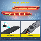 Nilight Smoke Lens Rear Bumper Tail Light for 2006-2014 Toyota Camry | for 2006 2007 2008 2009 2010 2011 2012 2013 2014 Toyota Camry Brake Turn Signal Driving LED Reflector Lamps Replacement, view 5