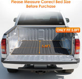 Nilight Soft Roll-Up Tonneau Cover Compatible with Chevy Silverado/GMC Sierra 1500 2004 2005 2006–5.8ft Truck Bed Cover, view 5